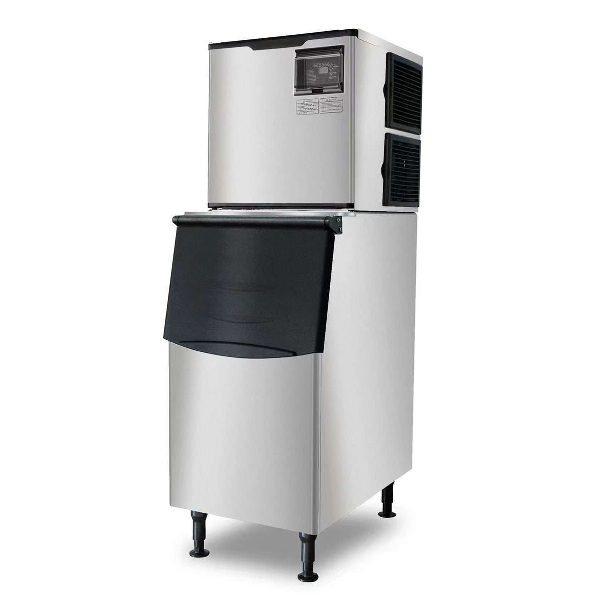WESTLAKE Commercial Ice Machine 350 lb. Air Cooled Cube Ice Maker with 308 lb. Bin | SK-329 ETL Certified for Restaurant