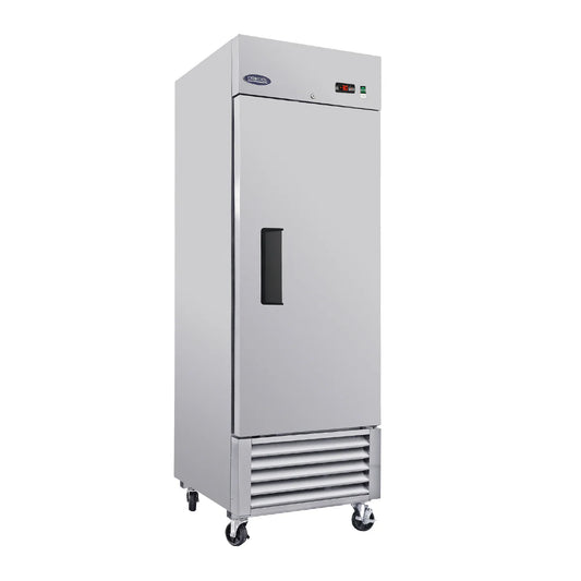 27" Commercial Freezer 23 Cu.ft with 1 Solid Door Reach-In Freezers Stainless Steel ETL Approved Upright Freeze Storage