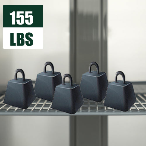 ORIKOOL 54" Commercial Freezer 49 Cu.ft with 2 Solid Door Reach-In Freezers Stainless Steel ETL Approved Upright Freeze Storage