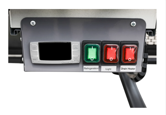 47 INCH Curved Glass Refrigerated Serve Over Counter 13.9 cu. ft. 32–41°F