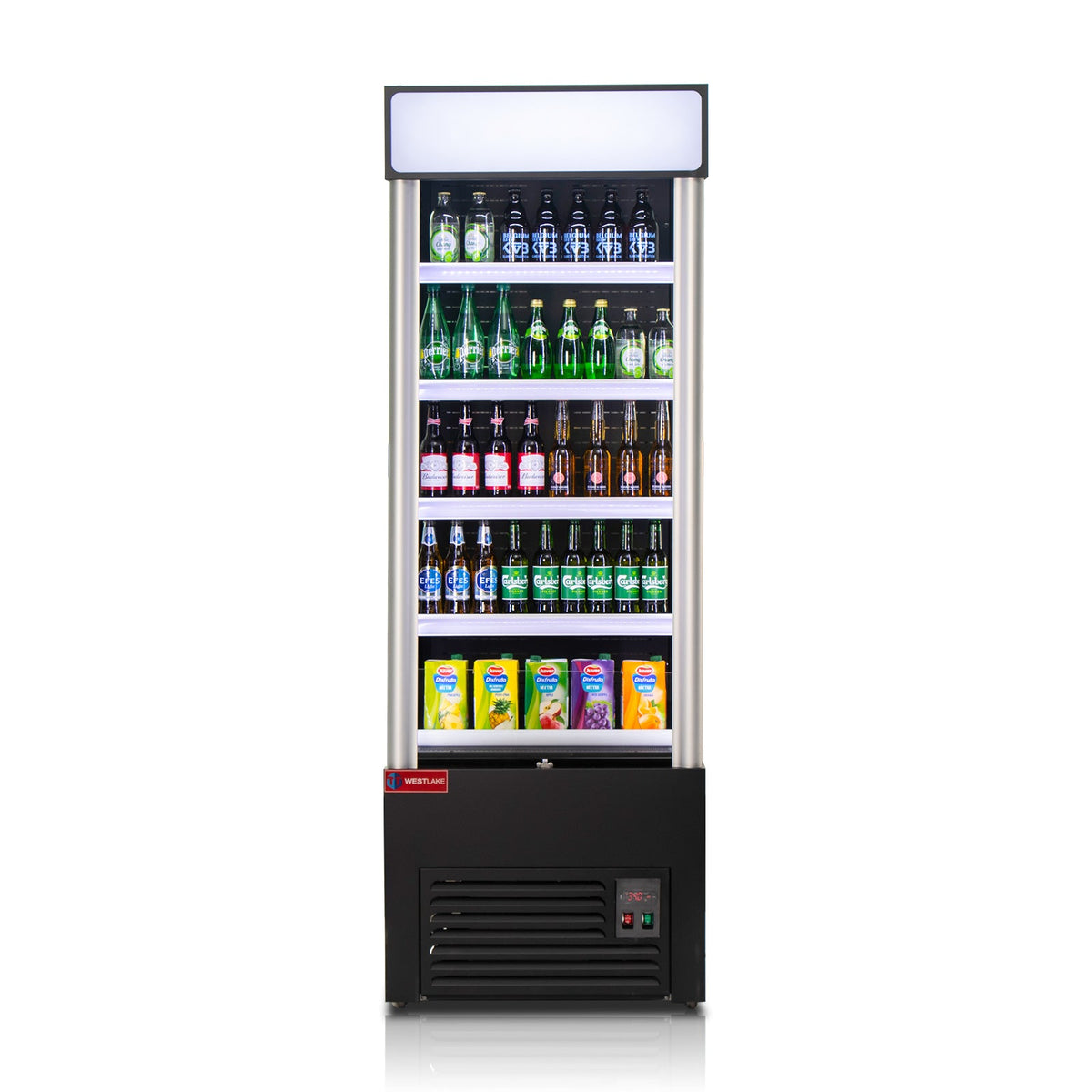 Open Air Merchandiser, WESTLAKE 28" Black Refrigerated Air Curtain Merchandiser