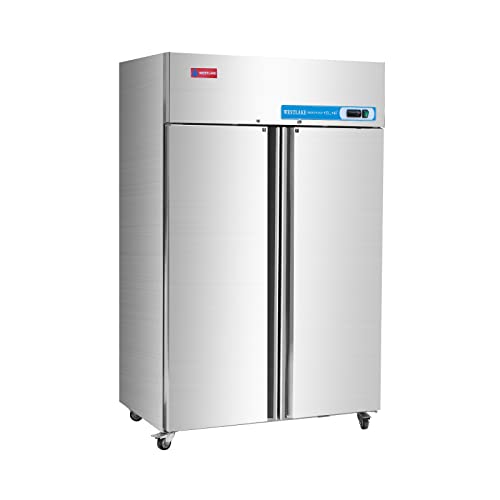 WESTLAKE Commercial Refrigerator 48" 2-Door 36 Cu.ft Stainless Steel | Cubigel NSF ETL Reach-In for Restaurant