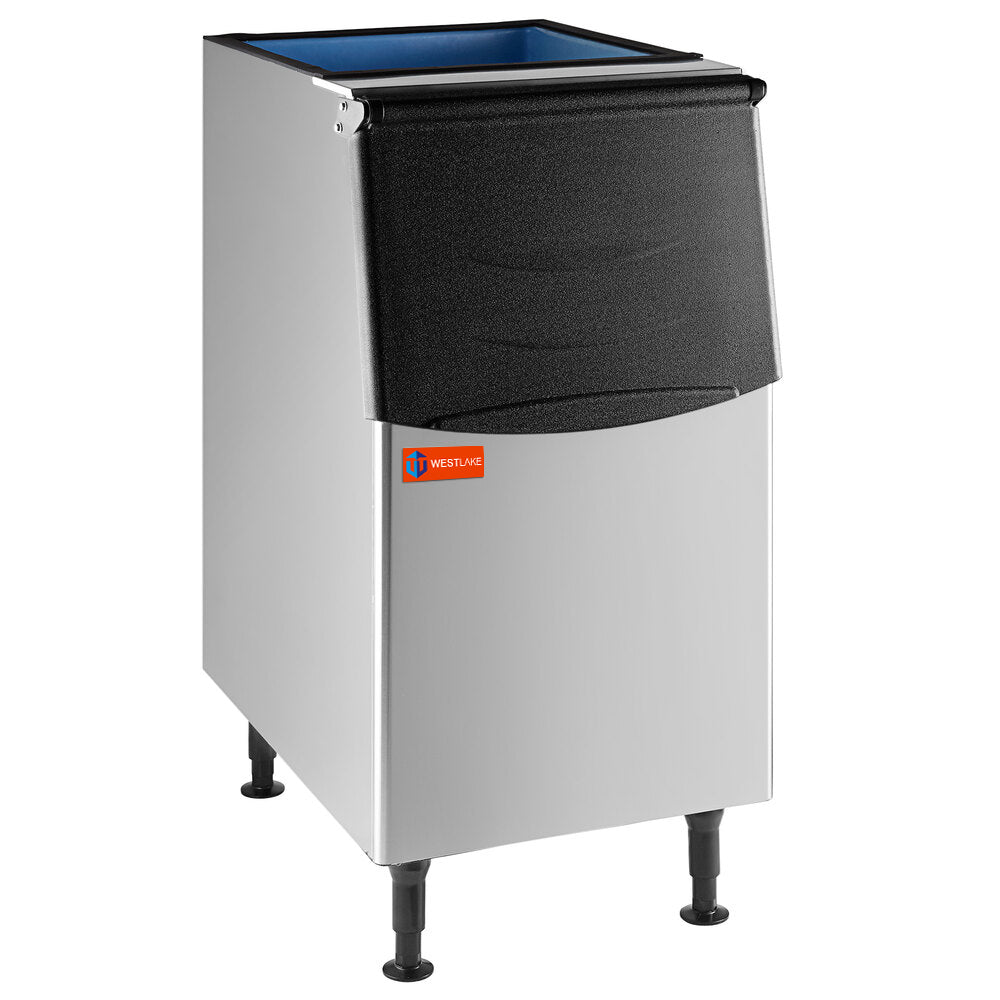 WESTLAKE Commercial Ice Storage Bin 308 lb | Stainless Steel Insulated Bin for Modular Ice Maker