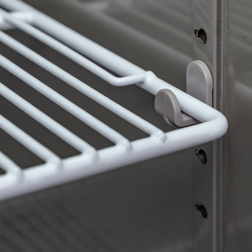 CC 54"Commercial Freezer, 49 Cu.Ft Double Door Stainless Steel Reach-In Freezer, -8~0℉, Air Cooling, 6 Shelves, R290, ETL