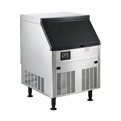 26" Air-Cooled Cube 280 lb Undercounter Ice Machine with 80 lb Bin