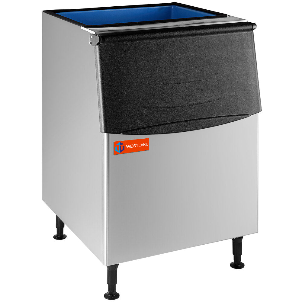 WESTLAKE 440 lbs Commercial Ice Storage Bin 30" for Ice Maker Machine Stainless Steel
