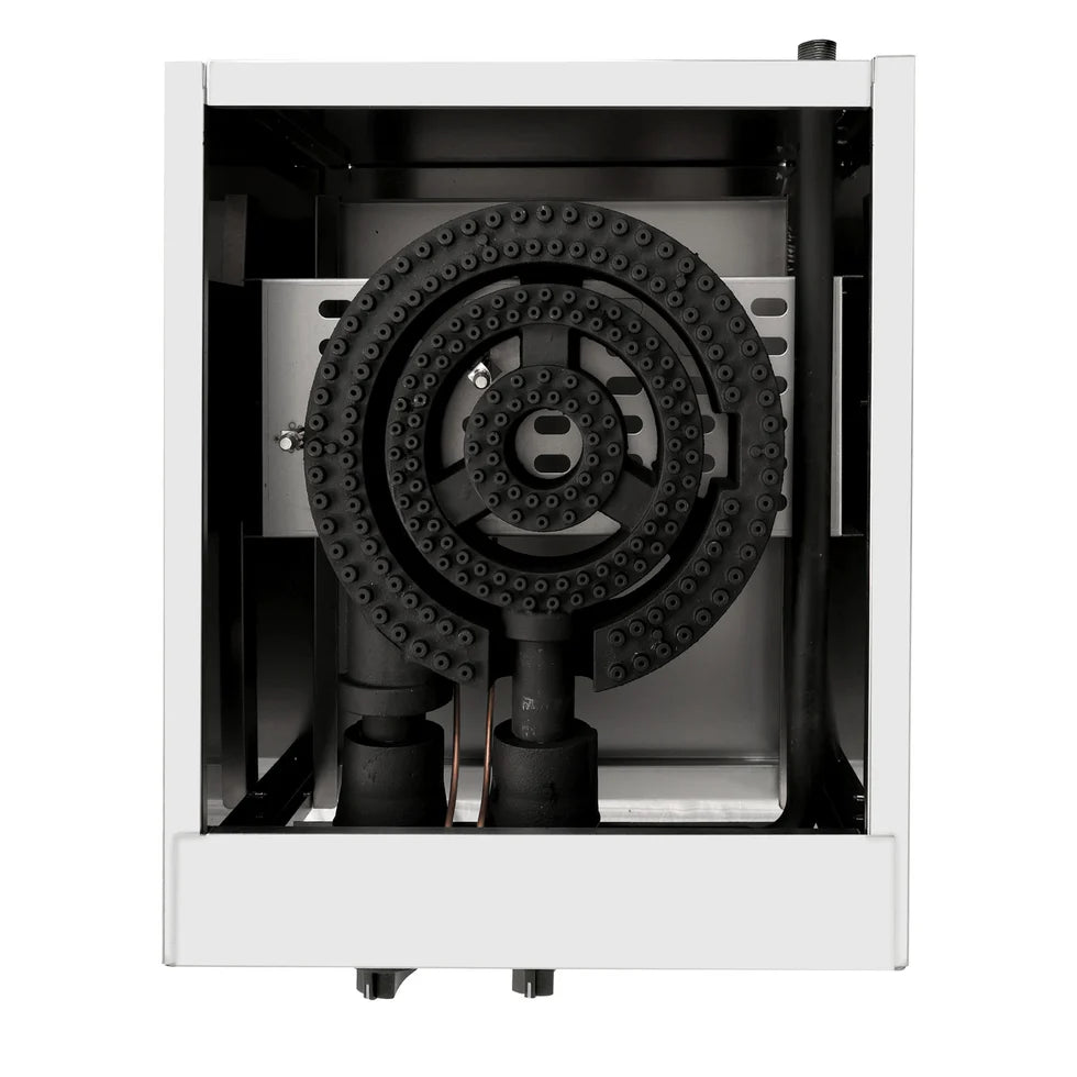 18" 1 Burner Commercial Countertop Gas Stove Pot Range 80,000 BTU