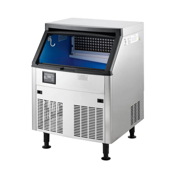 26" Air-Cooled Cube 280 lb Undercounter Ice Machine with 80 lb Bin