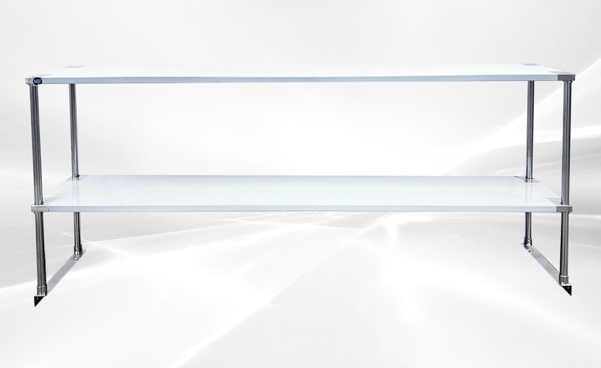 NSF 72 ins Under counter Double Deck Overshelf