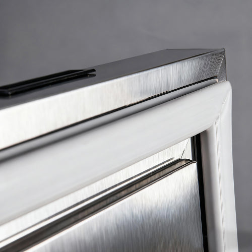 CC 54"Commercial Freezer, 49 Cu.Ft Double Door Stainless Steel Reach-In Freezer, -8~0℉, Air Cooling, 6 Shelves, R290, ETL