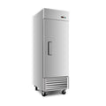 27" Commercial Freezer 23 Cu.ft with 1 Solid Door Reach-In Freezers Stainless Steel ETL Approved Upright Freeze Storage