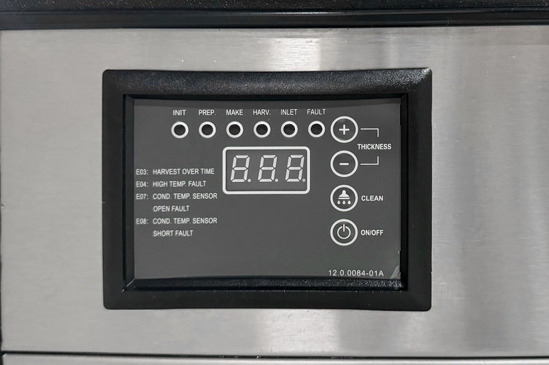 20" Air-Cooled Cube 120 lb Undercounter Ice Machine with 40 lb Bin