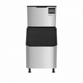 30" Air-Cooled Cube 500 lb Ice Machine with 375 lb Bin