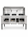 Commercial NSF 3 hole Chinese Wok Range made USA