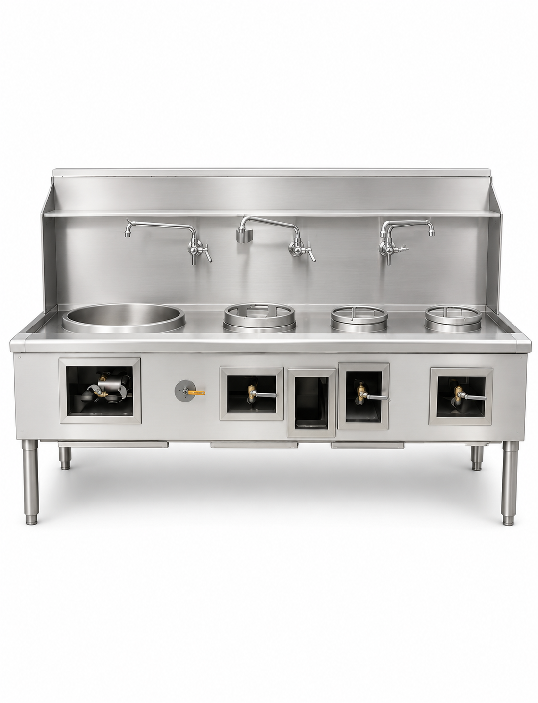 NSF 4 hole Chinese Wok Range made USA
