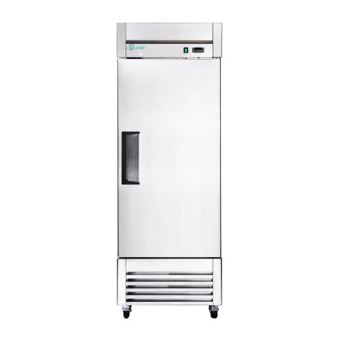 CC 27″ Reach-In Commercial Refrigerator, Stainless Steel Single Door Cooler, Digital Thermostat, LED Lighting, ETL