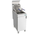 CC 120,000 BTU 4 Burner Commercial Gas Fryer 40-50 lb Natural Gas