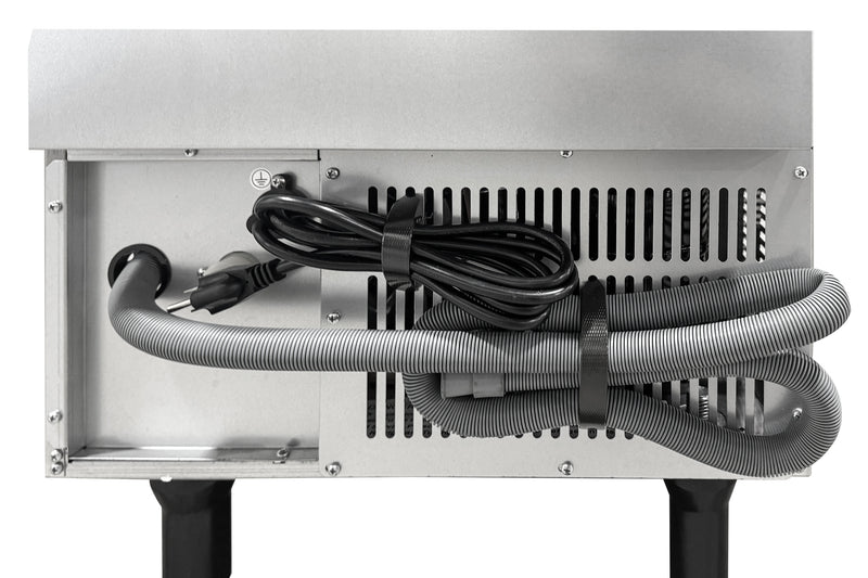 26" Air-Cooled Cube 280 lb Undercounter Ice Machine with 80 lb Bin